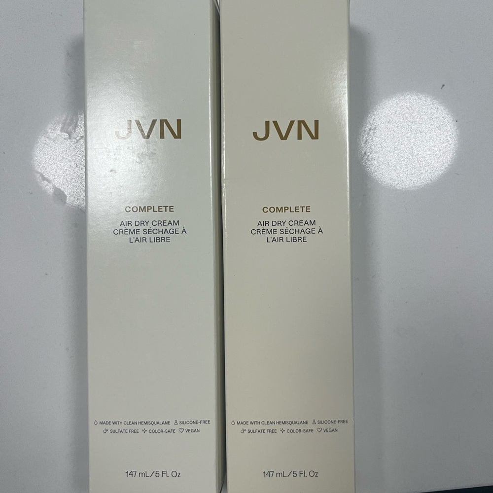 JVN Complete Air Dry Cream - White & Gold Packaging